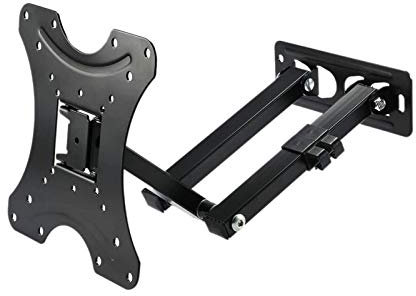 Soporte de TV Universal Soporte de Pared telescópico Giratorio de 90 Grados Soporte de TV Plegable de 26 a 37