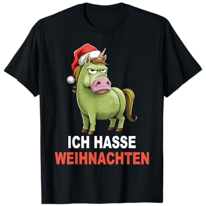Ich hasse Weihnachten hasse Geschenke Weihnachtsmuffel T-Shirt