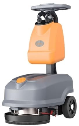 Electric Push Sweeper Commercial Hand Pushed Floor Scrubber Industrial Factory Workshop Restaurant Shopping Mall Property Suction Mop Behind Outdoor Hand Push Sweeper