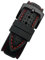 SYFCSEW Bracelet de montre étanche en caoutchouc de silicone souple et respirant for homme 20 mm 22 mm 24 mm compatible avec la chaîne de montre de sport Seiko Citizen Mido Tissot(Red line-black,23mm)
