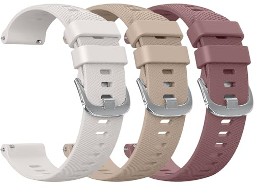 Wanme 3 Piezas Correas para Xiaomi Redmi Watch 5 Active/Redmi Watch 5 Lite para Mujer y Hombre, Correa de Reloj de Silicona Duradera, Pulseras de Repuesto Deportiva Impermeable