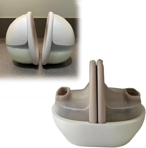 Tragbarer Milchpumpenhalter für Eufy S1 Pro/E10/E20, aufrechte Aufbewahrung für Kühlschrank und Nachttisch, hilft Verschütten zu reduzieren, leicht zu reinigen