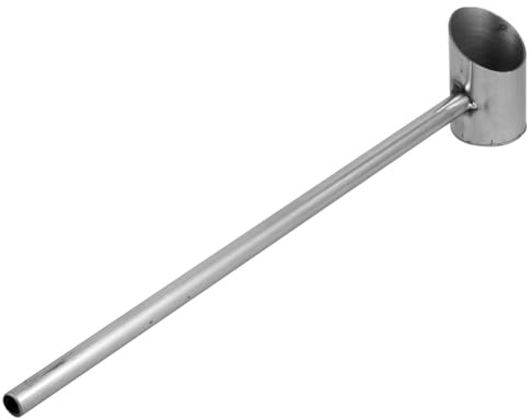 Healeved Edelstahl Marshmallow Zuckerlöffel Großzügig Ergonomisch Geformt für Zuckerwattemaschinen und Süßwarenzubereitung