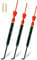 3 Stück Knicklichtposen Seitenläufer mit Segel Set inkl. 2 Knicklichter