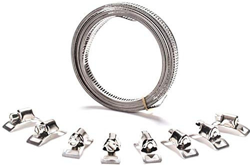 Nur Schlösser für Schlauchschelle Endlos Spannbänder W4 12,7mm 25 Stück