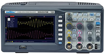 DOX 2070B Oscilloscope numérique 2 x 70 MHz Écran couleur USB Ethernet