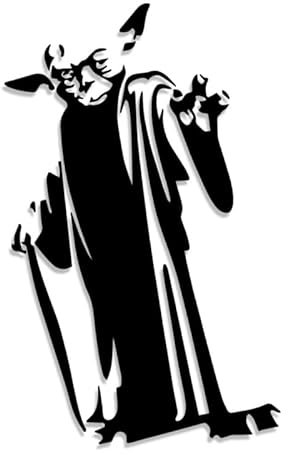 Decus Yoda Star Wars XXL 0228 (schwarz) // Sticker OEM JDM Style Aufkleber