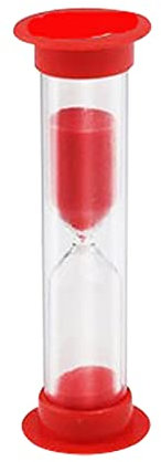 Verliked Sablier Pivotant de 3 Minutes pour Enfants, Cuisine, Salle de Classe, Jeu à Domicile, Bureau - Gadget de Temps, Couleur Aléatoire