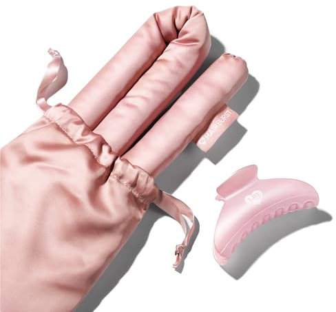 HAIR BURST Heatless Hair Curler — Satin Fabric for Frizz Prevention & Breakage, Comfortable & Easy to Use Heatless Styler for Healthy Curled Hair