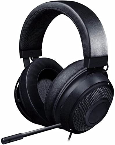 Corsehild On-Ear Headphones with Microphone, Lightweight Folding Stereo Bass Headphones with No-Tangle Cord (Color : Black)