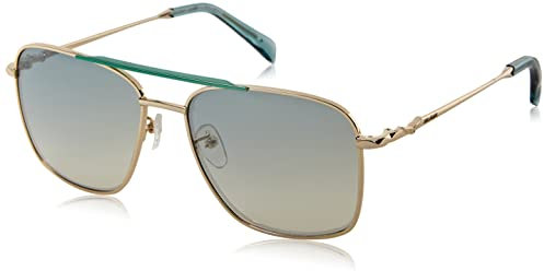 Zadig & Voltaire Unisex Szv337 Sonnenbrille, Sh.Light Gold W/Col.Parts, 6 7/8