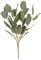 2474U Kunstzweig Eukalyptus Blätter im Bund grün ca. 35 cm naturgetreu Trockenzweig imitiert