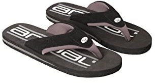 Animal Jekyl Mens Flip-Flops - Slip-on, Lightweight & Comfortable Footwear with Soft Padded upper Straps - Best for Spring Summer & Outdoors Black Reflect Adult Shoe Size 9