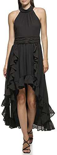 Karl Lagerfeld Paris Damen Ld3bha76-blk-4 Kleid, Schwarz, 36