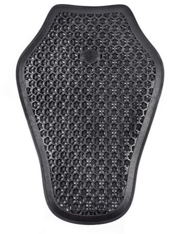 MJMOTO CE Level 1 Approved Motorcycle Back Protector, Black, Adult, Universal Motorbike Back Pads, Soft Motorcycle Jacket Insert Armor, Moto Dorsal Equipment