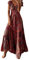 NNGOTD Robe D'Été Rockabilly Vintage Fluide Courte Simple Mode BohèMe Cocktail Ronde Ceremonie Droite Elegante Longue Et Fine Sexy éRotique Femme