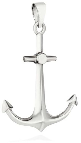 NKlaus Maritim Kettenanhänger Anker Ancora 925 Silber Schiffsanker Silberamullet zeitlos 15270