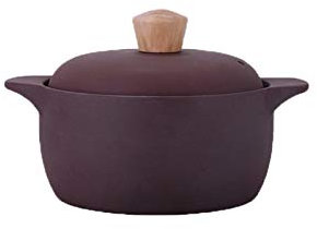 NANZU Marmite Faitout en céramique Casserole en Argile de Style Chinois Marmite Casserole en céramique de qualité supérieure avec Couvercle et Trous de Ventilation Ch