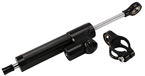 Luntfeiy Universeller Lenkungs DäMpfer Motorrad Stabilisator Linear Umgekehrte Sichere Kontrolle CNC für MT09 MT07 YZF R1 R6 Schwarz, 500082134A3