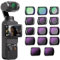 NEEWER Magnetic ND&CPL&Effect Filter Set Kompatibel mit DJI OSMO Pocket 3, 14er Pack HD CPL ND8/16/32/64/128/256/1000 Graufilter ND8/PL ND16/PL ND32/PL ND64/PL Black Diffusion 1/4 Objektiv Zubehör