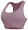 Sports Bras Women High Impact, Seamless Racer Back Padded Support Comfort Bra Adjustable Bean Paste Red(S)