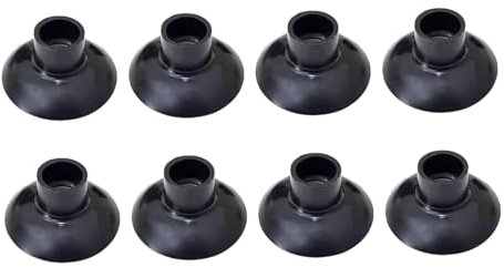 Baoblaze Trampolin-Beinkappen, Beinschutz, Saugnapf-Ersatzgummi, stärkere Dämpfung, Sprungbett-Rohrabdeckungen für Möbeltrampolin, 8 Stück
