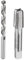 sourcing map Gewindebohrer und Bohrer-Set, 1 Stück 1/8-27 NPT gerade Nutgewindebohrer und 1 Stück 8,3 mm Spiralbohrer, HSS6542 Gewindebohrer