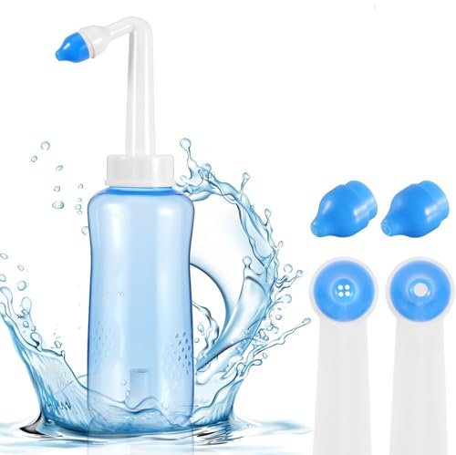 Ducha nasal, limpieza nasal, limpieza nasal, limpieza nasal (sin sal de lavado nasal)01