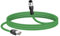 CERRXIAN Ethernet-Kabel, M12 auf RJ45, M12, 8-polig, Code A Stecker auf RJ45-Stecker, Cat5e, geschirmtes Industrie-Ethernet-Kabel, SFTP, 4PR, 26 AWG, 3,2 m (4 Pin)