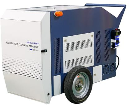 ZAC Laser Cleaning Machine 3000W Intelligent Laser Rust Floor Removal Metal Laser Cleaner for Concreate Stone Floor Metal Deck Large Steel Plate