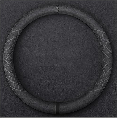 IUKTHHJOR Auto Leder Lenkradbezug für Mercedes Benz Sprinter 906 A-Class W169, Anti-rutsch Atmungsaktives Lenkradbezug Haltbarkeit Auto-Lenkradschutz Männer Frauen Zubehör,D-O-38CM