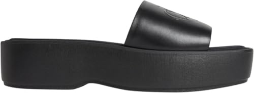 Calvin Klein Damen Sandalen mit Plateau, Schwarz (Triple Black), 41