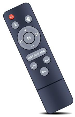 ZWP KY-2020D Replacement Remote Control Compatible for MZEIBO/MORWIN Sound Bar Speaker 2.0 Channels KY-2020D