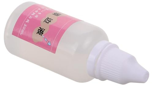 POPETPOP Selbstgemacht Materialien Flüssigkeit gegen Ausfransen 30ml für Stoff Patchwork und Quilting aus Kunststoff Verhindert Ausfransen und Schützt Stoffkanten Beim Nähen