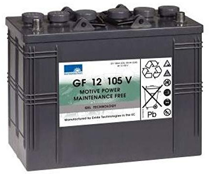 Exide Sonnenschein GF 12 105 V Dryfit Blei Gel Antriebsbatterie 12V 105Ah (5h) VRLA