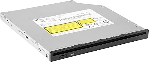SilverStone 71120 SST-SOD04 - Internes optisches Slim DVD-RW-Laufwerk mit austauschbarer Frontblede für 9,5 mm und 12,7 mm Standard, schwarz
