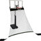 Hathaway Return System for Shooting Practice with Heavy Duty Black Net Rebounder Basketball-Rückkehrsystem für Schießübungen mit strapazierfähigem, schwarzem Polyester-Netz, 120 L x 60 W x 108 H