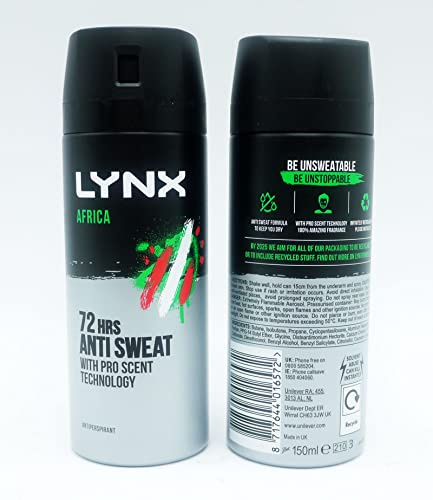 6 x LYNX APA AFRICA 200ML