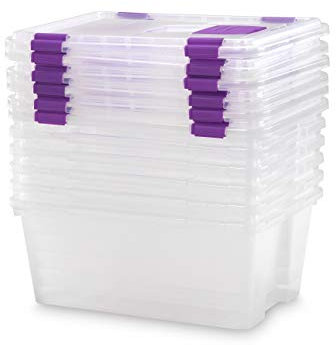 TODO HOGAR - Caja Plástico Almacenaje Transparente - Medidas 470 x 320 x 195 mm - Capacidad de 20 litros (6)