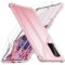 Losvick Coque pour Samsung Galaxy S20 4G/5G, 2X Protection D'écran en TPU, Coque Samsung S20 Transparente Silicone Souple Housse Antichoc Protection pour Samsung Galaxy S20 Coque 6.2 Pouces - Clair