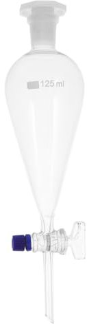 Fuga En Forma De Embudo De Vidrio Cilíndrico Embudo De Separación Decantador Laboratorio Extracción De Embudo Embudos De Separación Alto Borosilicato Botella Separadora Cónico