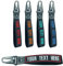 Brillina r Handgelenk-Schlüsselanhänger, benutzerdefinierter Text und Telefonnummer Nylon-Schlüsselanhänger, Wristlet-Lanyard-Schlüsselanhänger für Key Car Belt Wallet Rucksack, Schwarz, 20cmx2.54cm