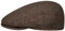 Lipodo Flatcap mit Karomuster Herren - gefütterte Schiebermütze mit Wolle - Made in Italy - Karierte Herrenmütze mit Schirm - Schirmmütze Herbst/Winter beige 59 cm