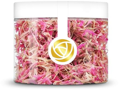 Rosie Rose essbare rosa Kornblumenblüten, 6g getrocknete Kornblumen Deko als Tortendeko, natürlich & geschmacksneutral, zum kochen, für Tee, Cupcakes, Salate und Torten-Dekoration