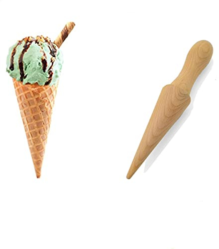 Beetoo Cone Roller, Waffle Cone Shaper Pizzelle Roller, Pizzelle Cone Roller, Ice Cream Cone Mold for Dessert Cooking Decorating Baking Accessories