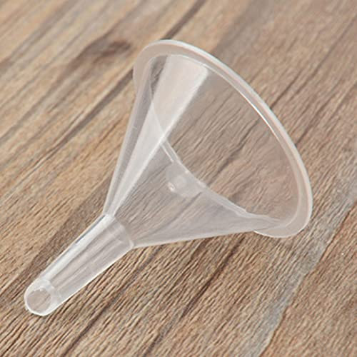 Gcroet Small Mini Transparent Filing Bottle For Perfume Oil Samples, Plastic Funnel, Cooking Funnel