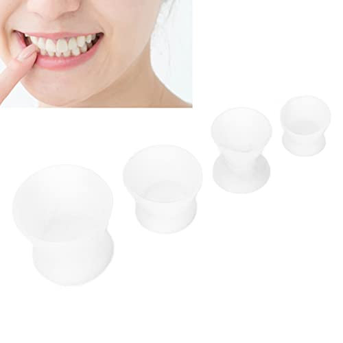Lot de 4 bols de mélange dentaires professionnels en silicone pour usage professionnel