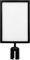 Operitacx Marco para Carteles de Control de Multitudes, A4 Soporte Vertical para Carteles, Marco para Carteles de Doble Cara, Soporte Retráctil para Carteles Comerciales, para Aeropuertos y Eventos