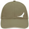 Huuraa Basecap Eagle Silhouette Adler Geschenk Olive/Beige Eagle Silhouette Accessoire
