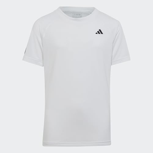 Adidas Mädchen Club Tennis Tee, White, 11-12 Years